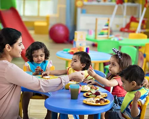 Day care program for children aged Above 1.8 Years