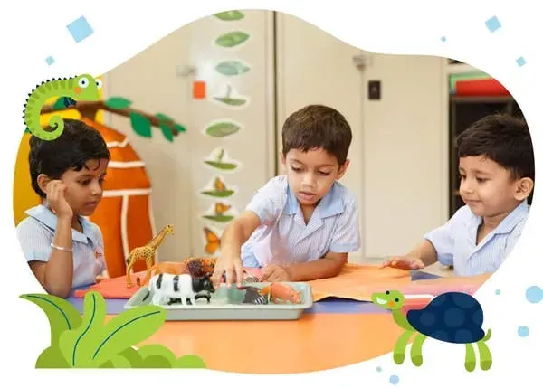 Junior KG program for children aged 4 - 5 Years